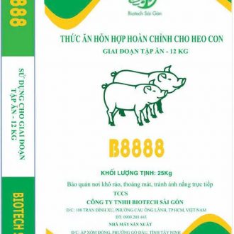 Thức ăn hỗn hợp hoàn chỉnh cho heo con